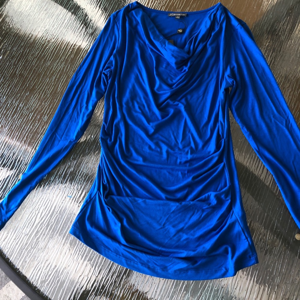 Adriana Papell | Cowl-neck Rouched Blouse